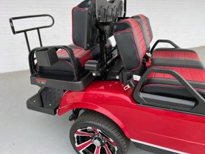 Burgundy Evolution Pro Lithium Electric Golf Cart 02